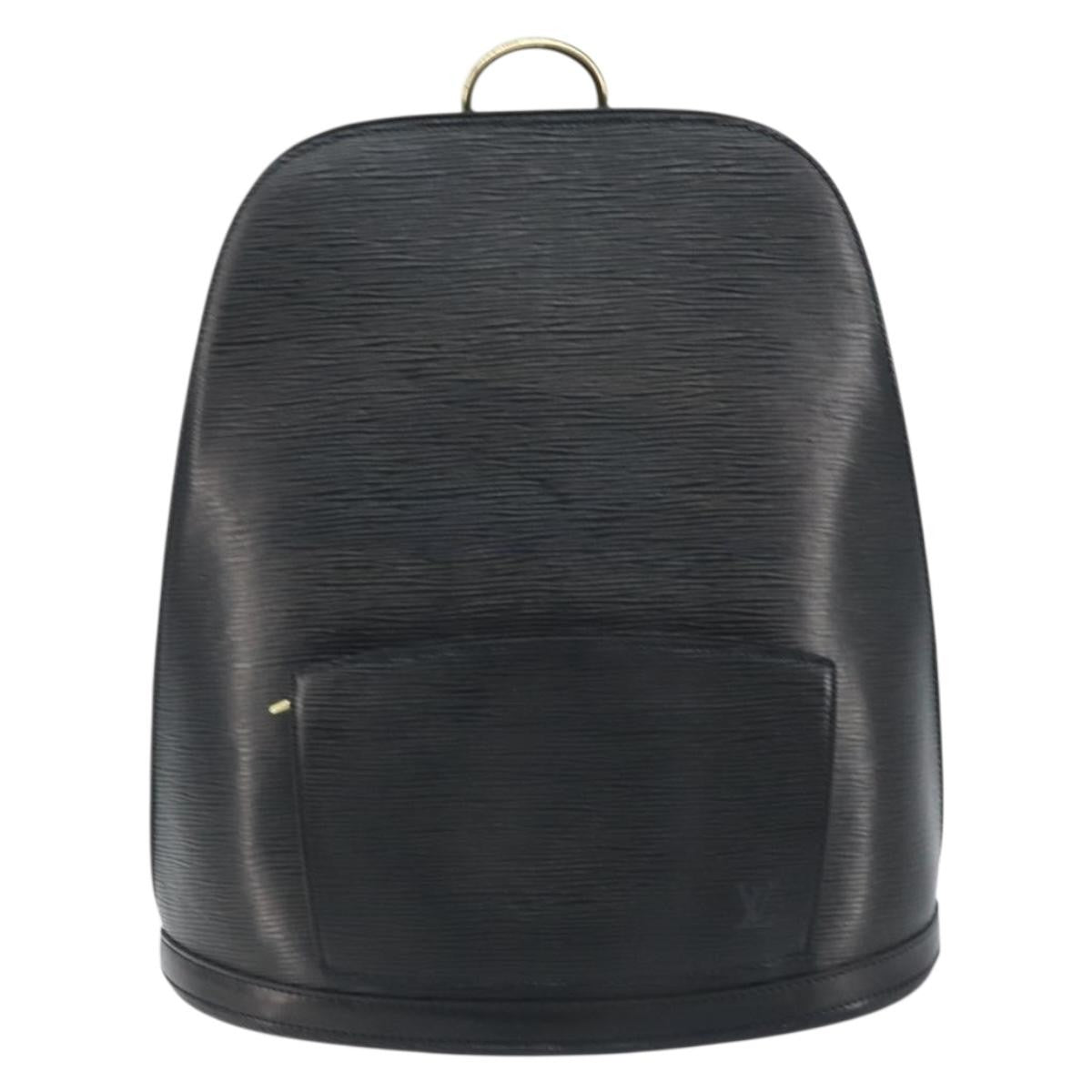 Louis Vuitton Gobelins Backpack Epi Leather Black Leather Backpack Bag