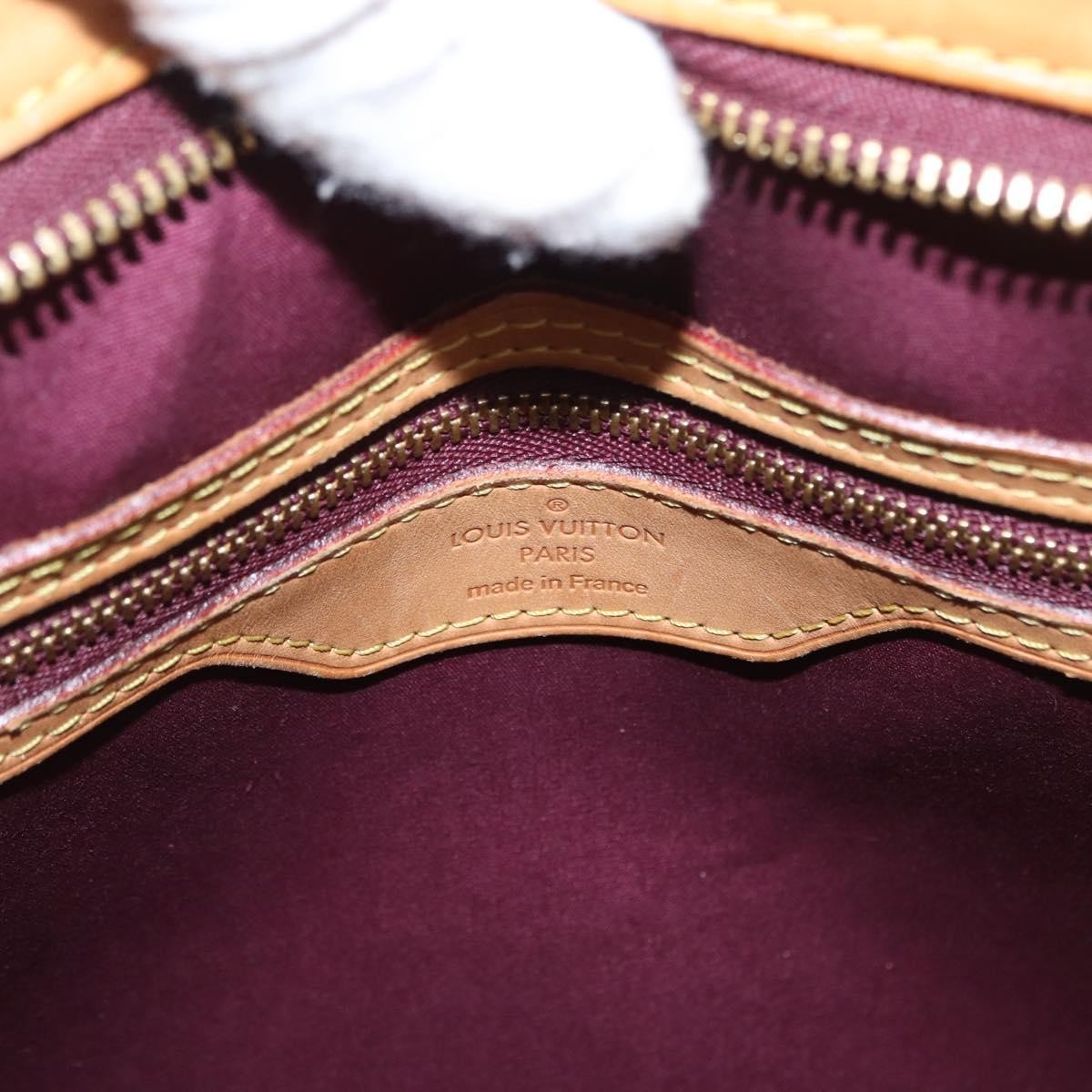 Louis Vuitton Brea Handbag Monogram Vernis Burgundy Patent_Leather Handbag