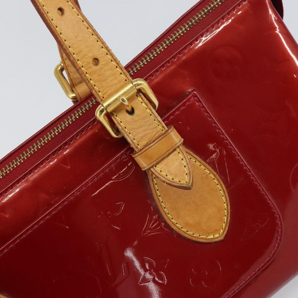 Louis Vuitton Rosewood Avenue Handbag Monogram Vernis Red Patent_Leather Handbag