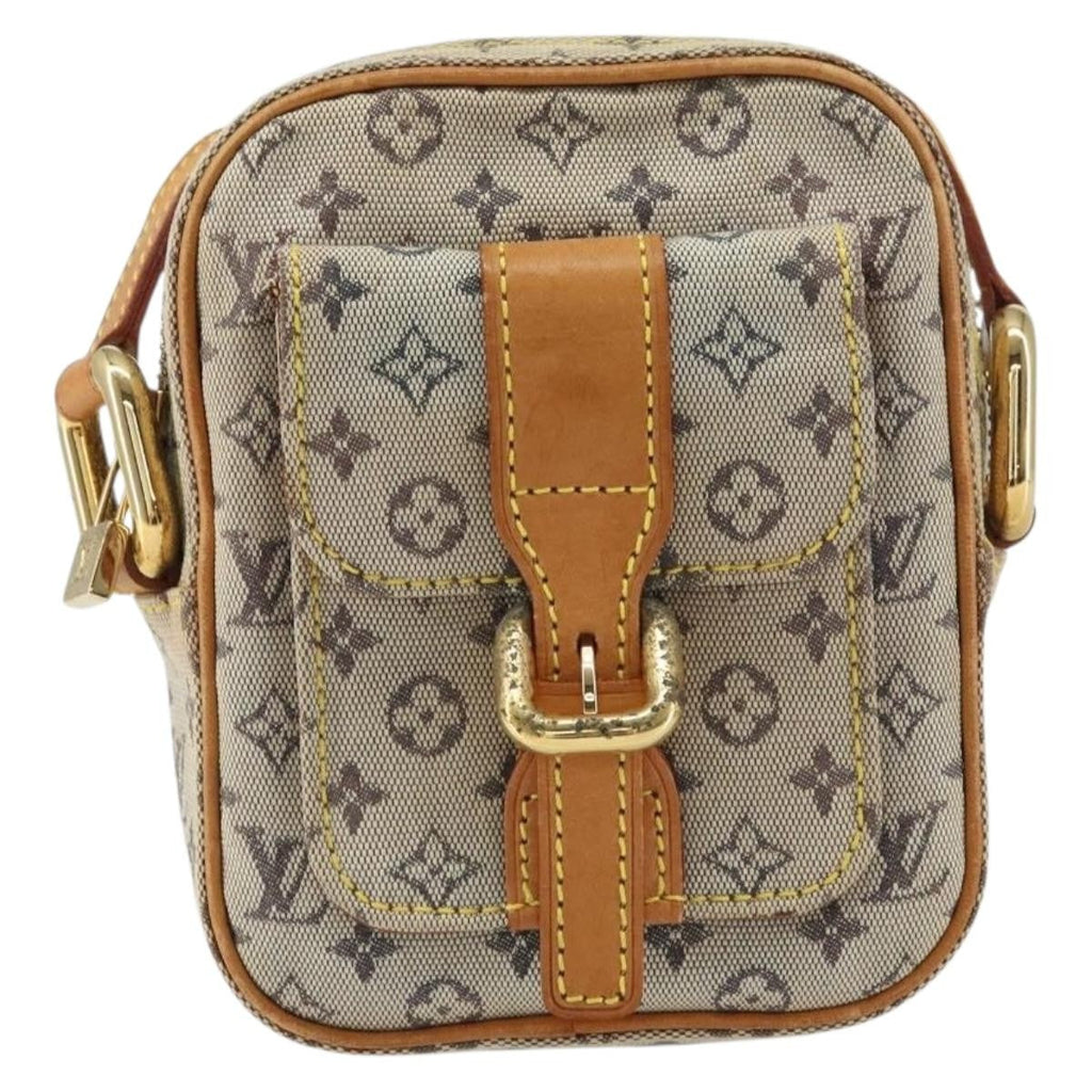Louis Vuitton Juliette Crossbody Bag Mini Lin Blue Canvas Shoulder Bag