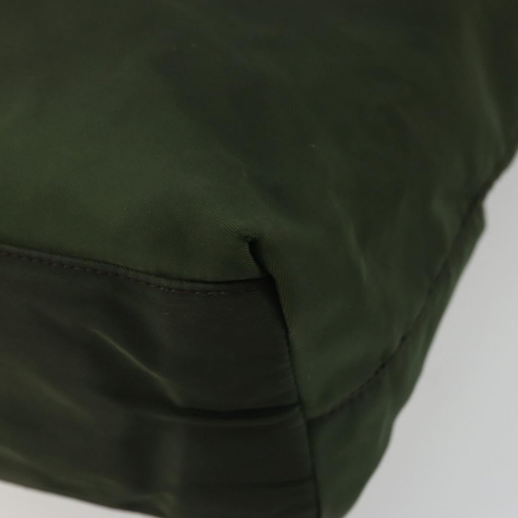 Prada Vintage Tote Tessuto Green Nylon Tote Bag Bag