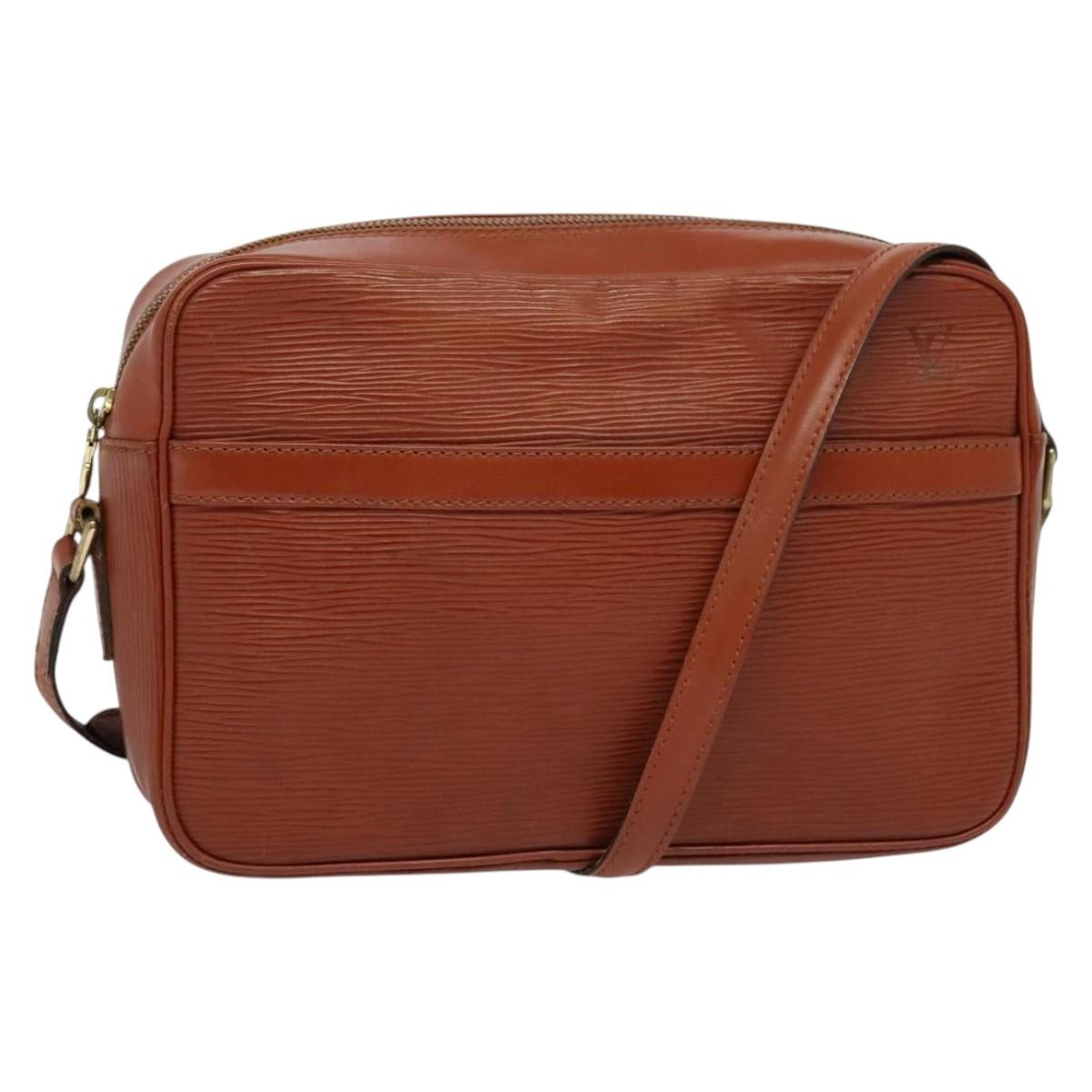 Louis Vuitton Trocadero Handbag Epi Leather Brown Leather Shoulder Bag