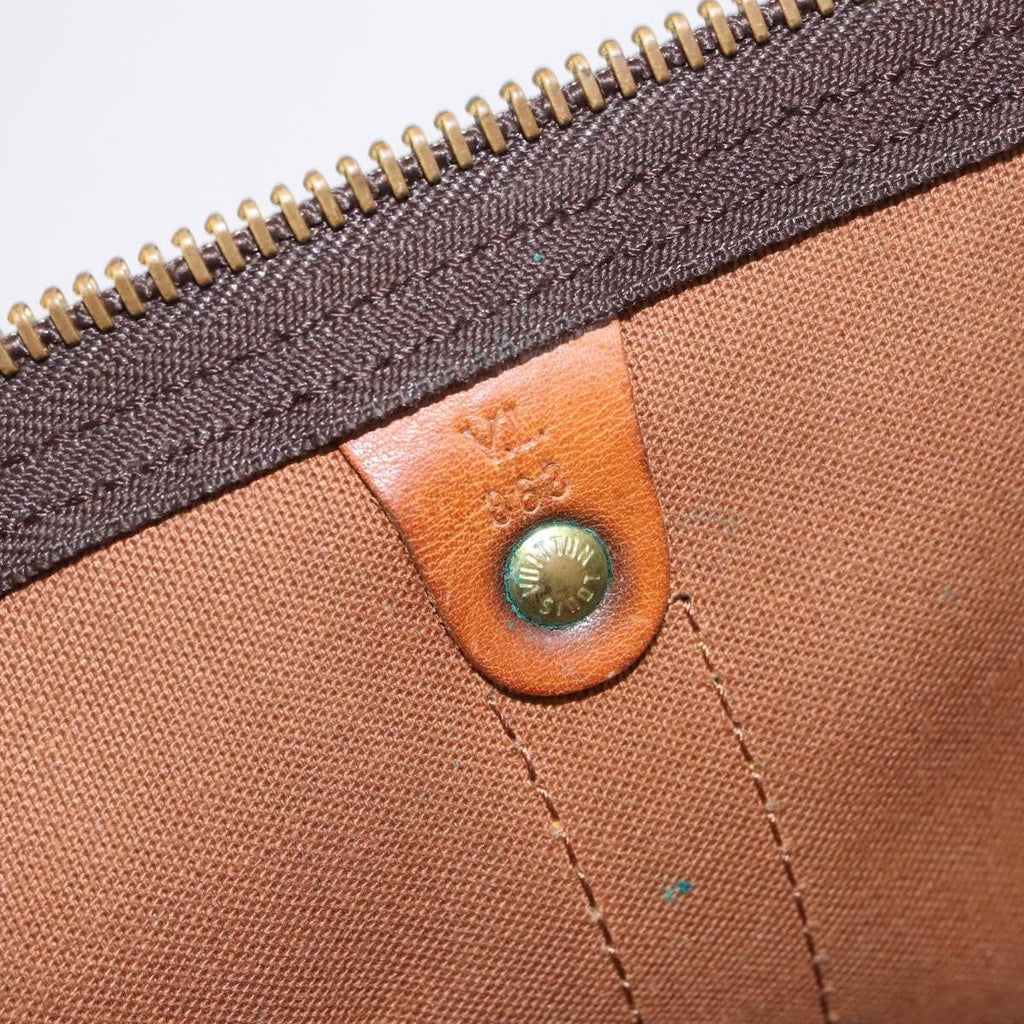 Louis Vuitton Keepall Bag Monogram Canvas Brown Canvas Travel Bag
