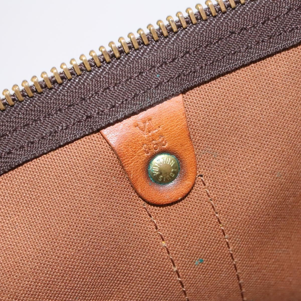 Louis Vuitton Keepall Bag Monogram Canvas Brown Canvas Travel Bag