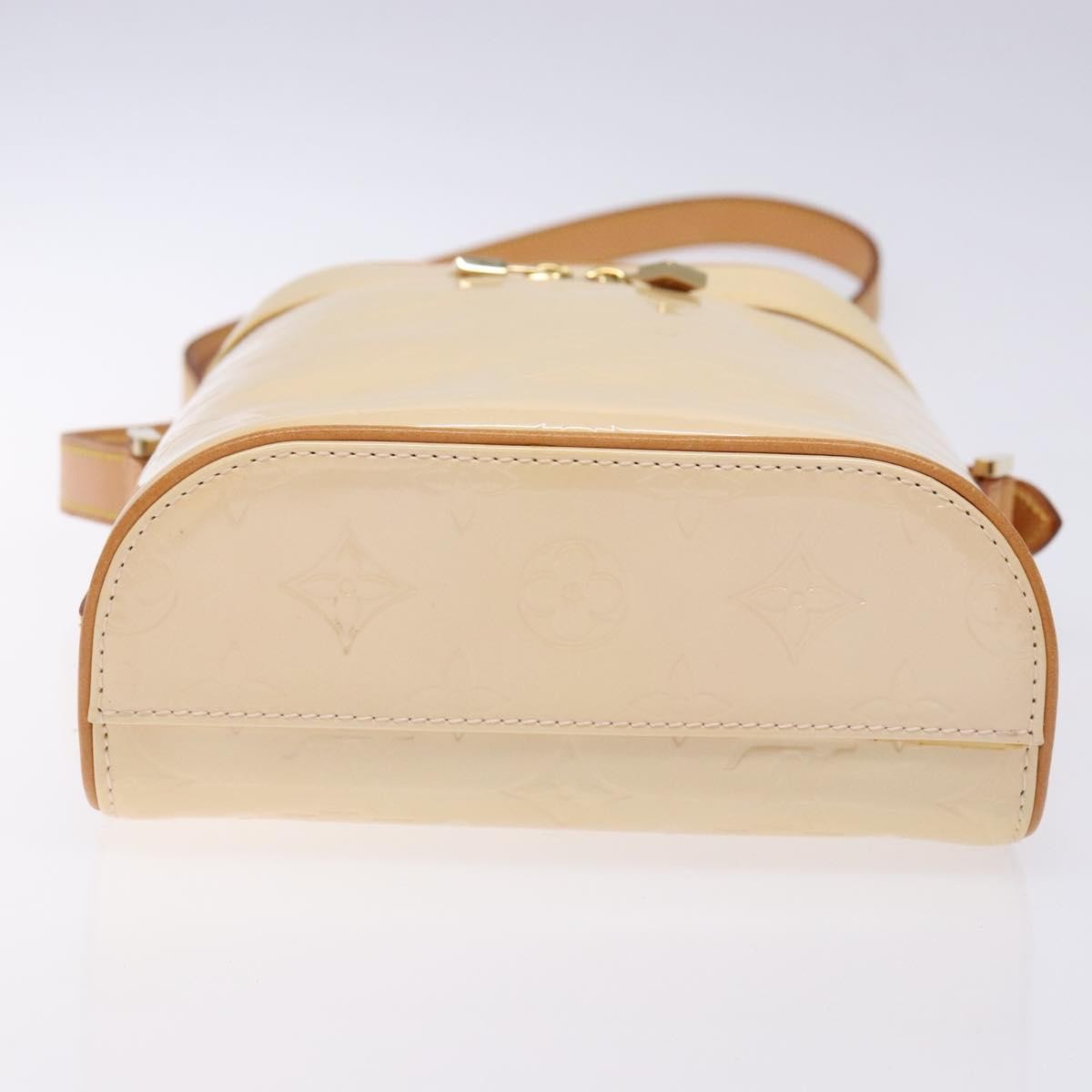 Louis Vuitton Sullivan Handbag Monogram Vernis Beige Patent_Leather Bag