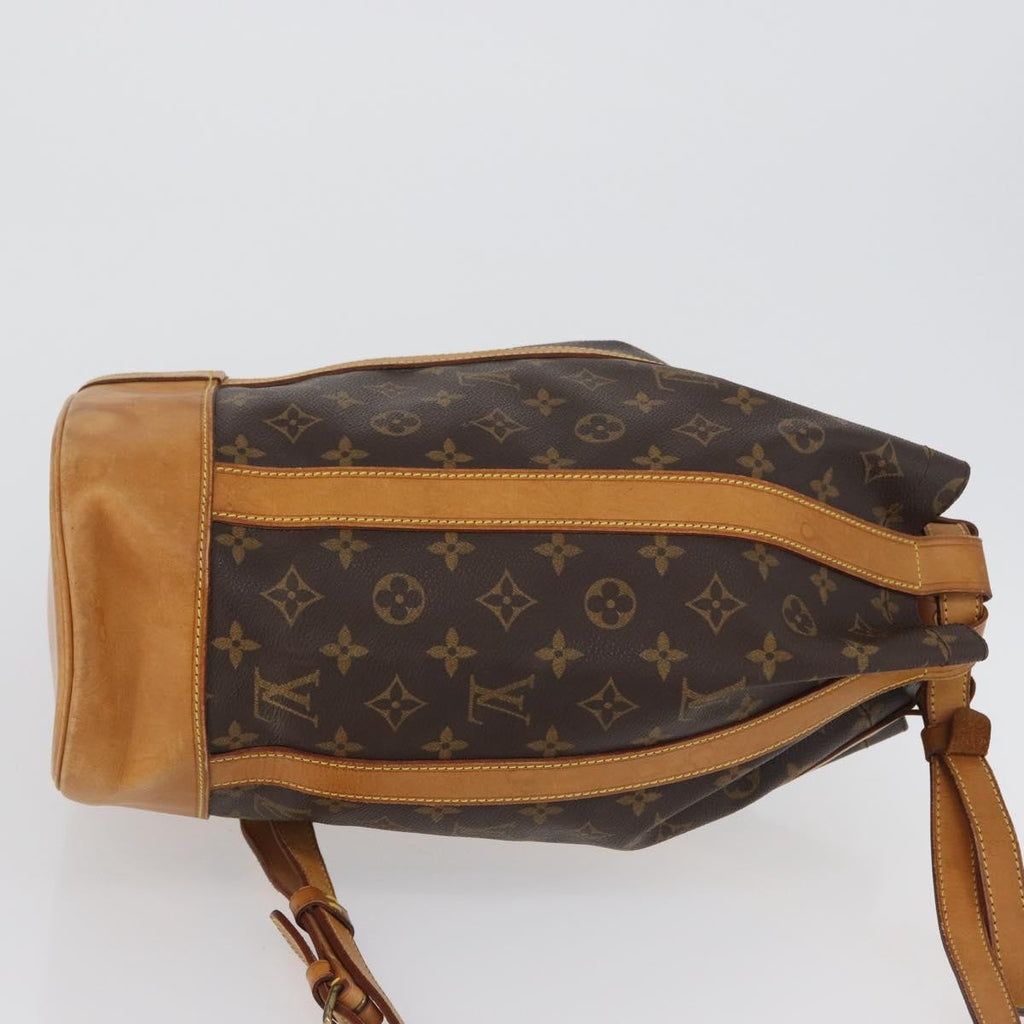 Louis Vuitton Randonnee Backpack Monogram Canvas Brown Canvas Shoulder Bag