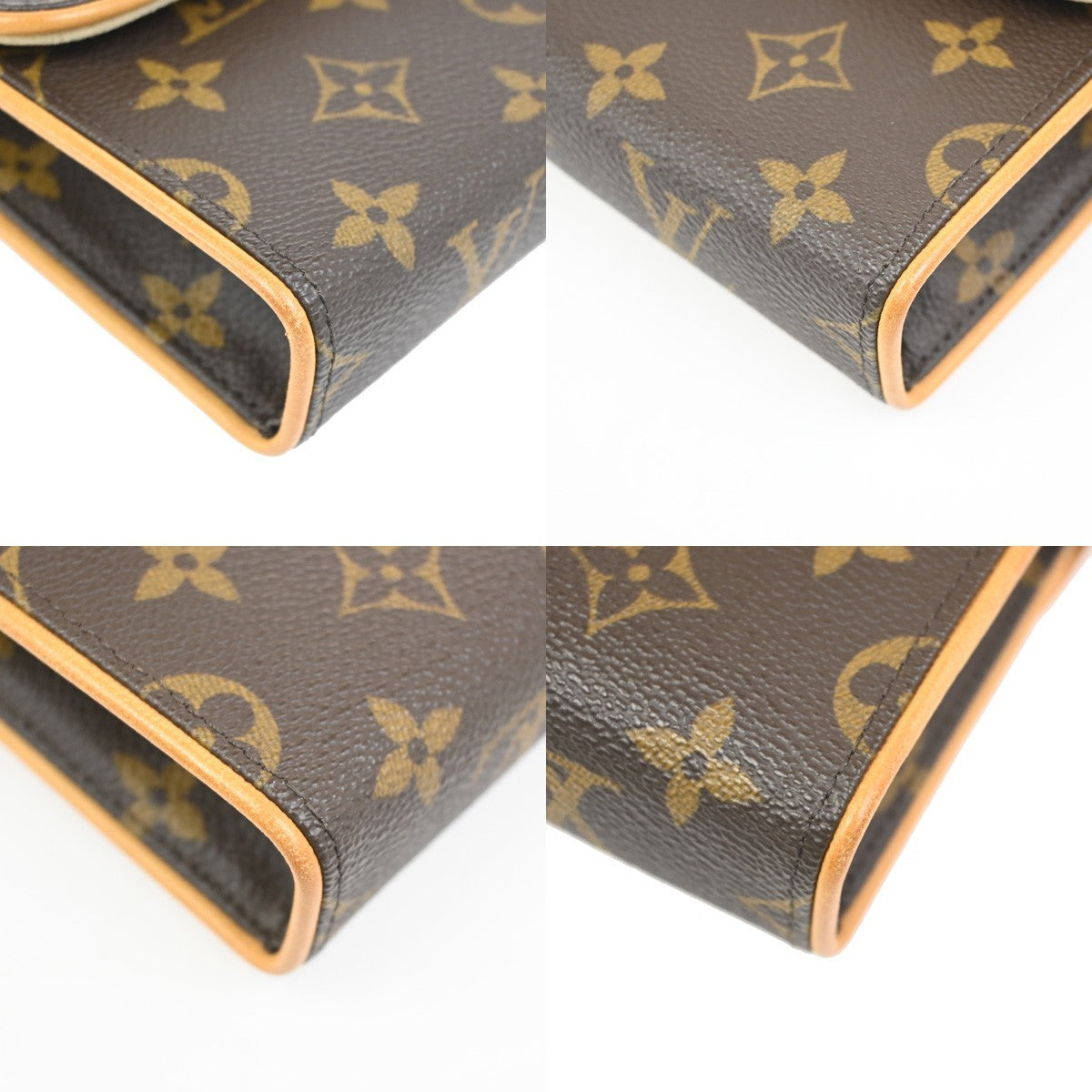 Louis Vuitton Florentine Waist Bag Monogram Canvas Brown Canvas Clutche & Pouche Bag