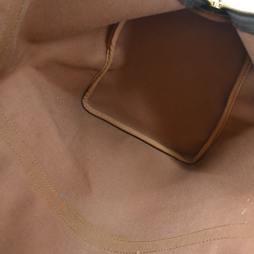 Louis Vuitton Keepall Bag Monogram Canvas Brown Canvas Travel Bag