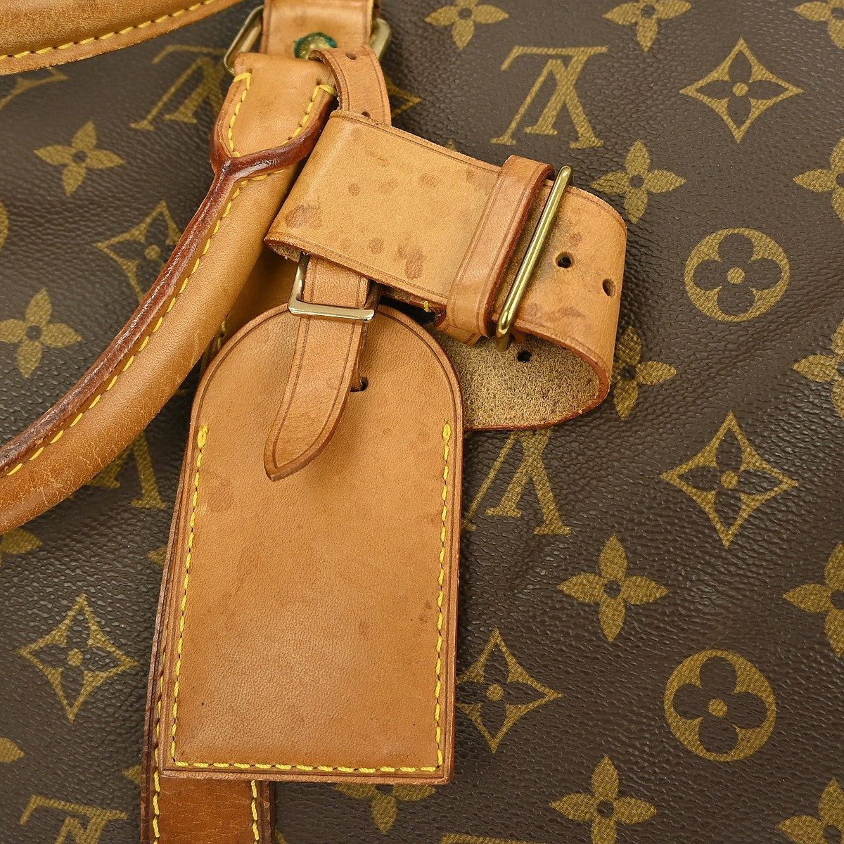 Louis Vuitton Keepall Bag Monogram Canvas Brown Canvas Travel Bag