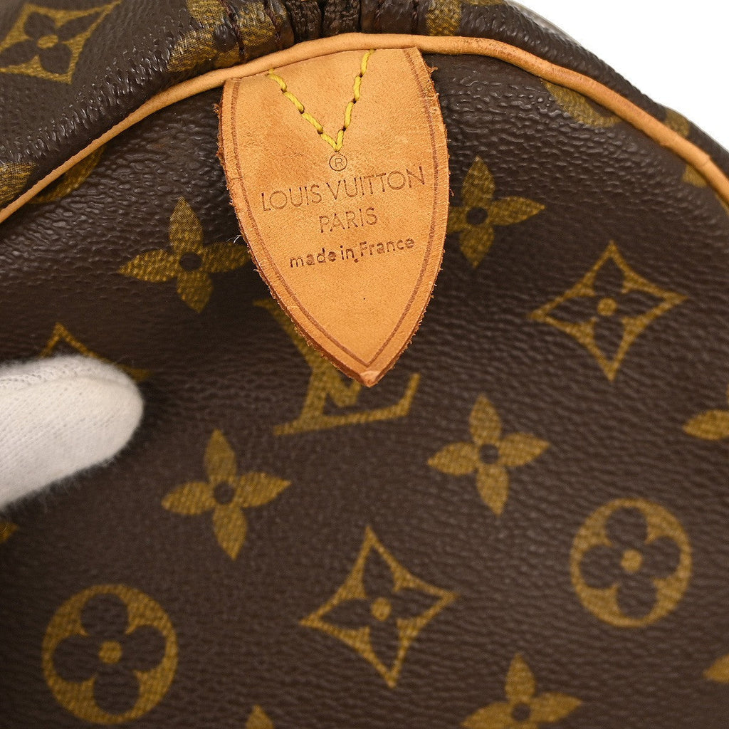 Louis Vuitton Keepall Bag Monogram Canvas Brown Canvas Travel Bag