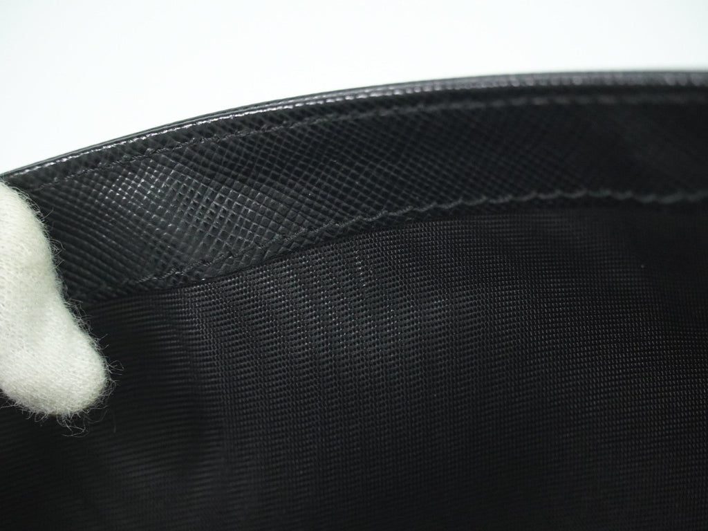 Prada Continental Wallet Tessuto Black Nylon Wallets Accessory