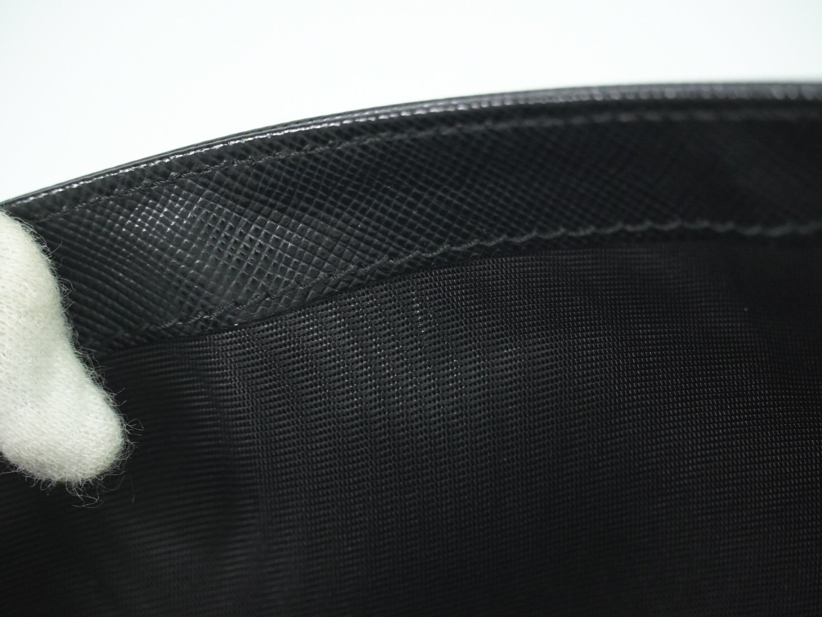 Prada Continental Wallet Tessuto Black Nylon Wallets Accessory