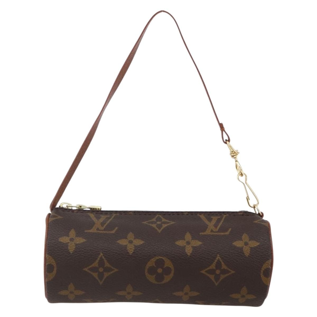 Louis Vuitton Papillon Pochette Monogram Canvas Brown Canvas Clutche & Pouche Bag