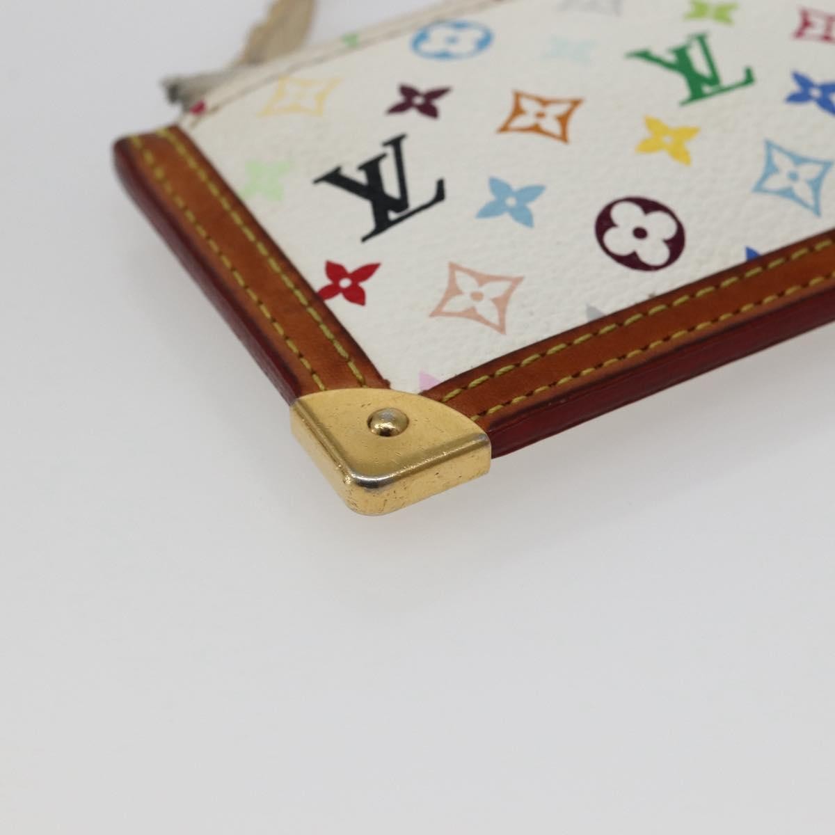 Louis Vuitton Pochette Clés Monogram Canvas Multicolour Canvas Wallets Accessory