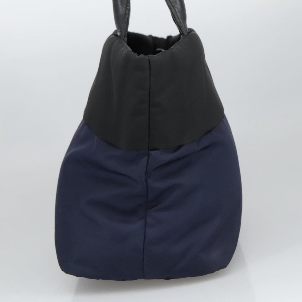 Prada Convertible Double Tote Tessuto Navy Nylon Tote Bag Bag