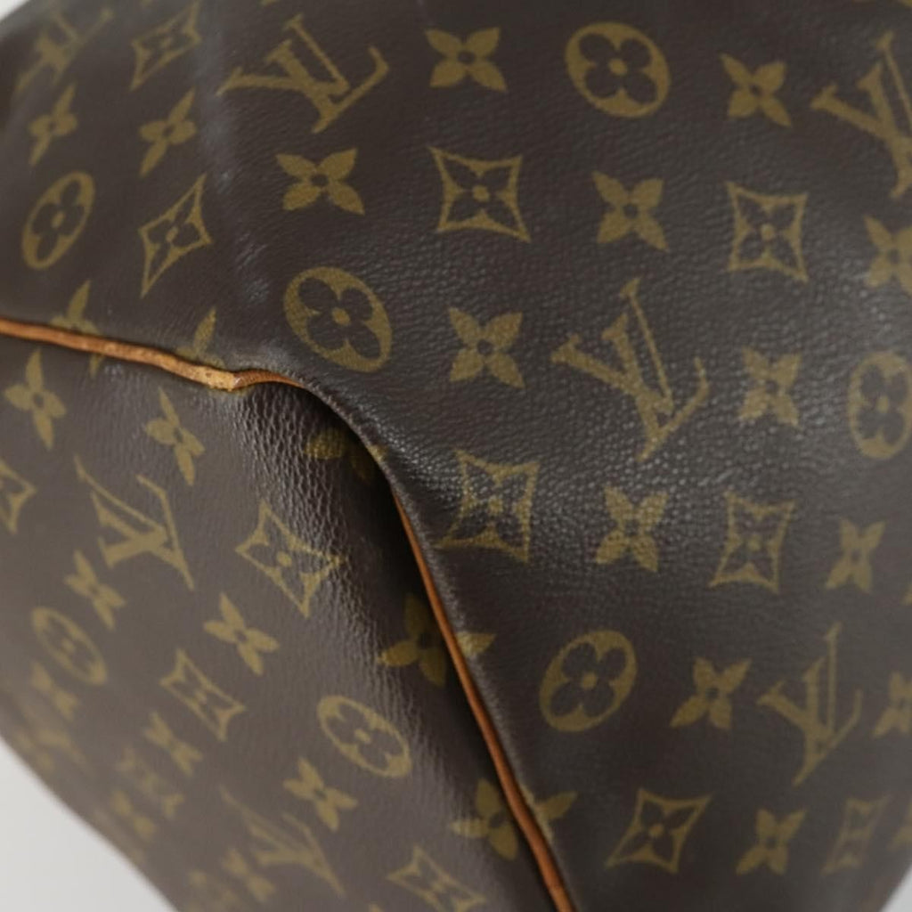 Louis Vuitton Keepall Bag Monogram Canvas Brown Canvas Travel Bag