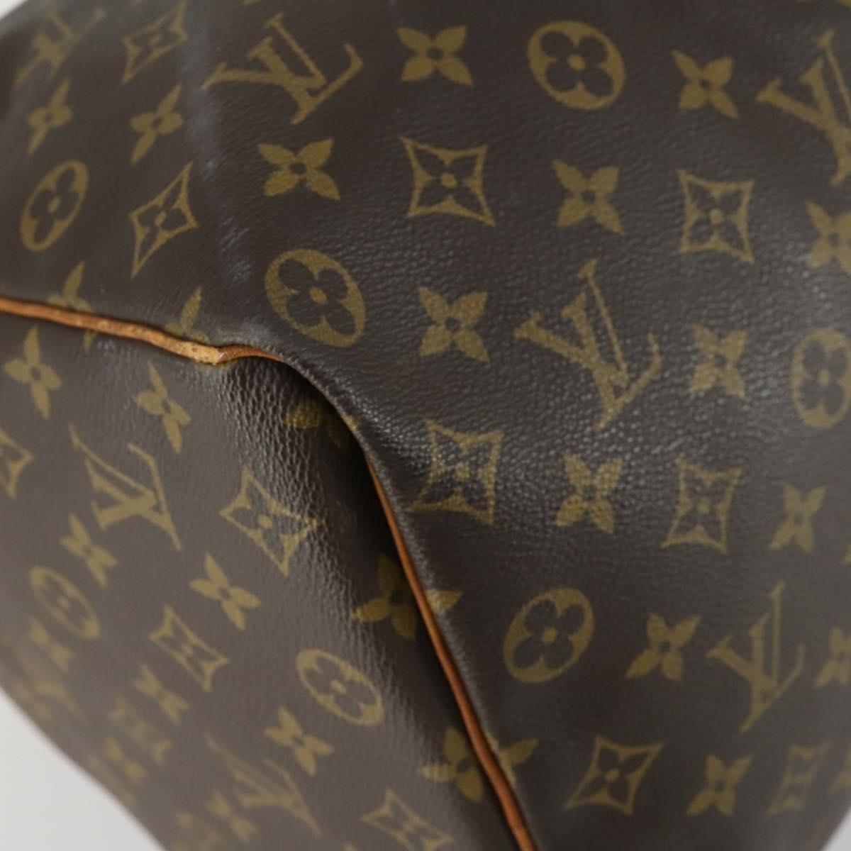 Louis Vuitton Keepall Bag Monogram Canvas Brown Canvas Travel Bag