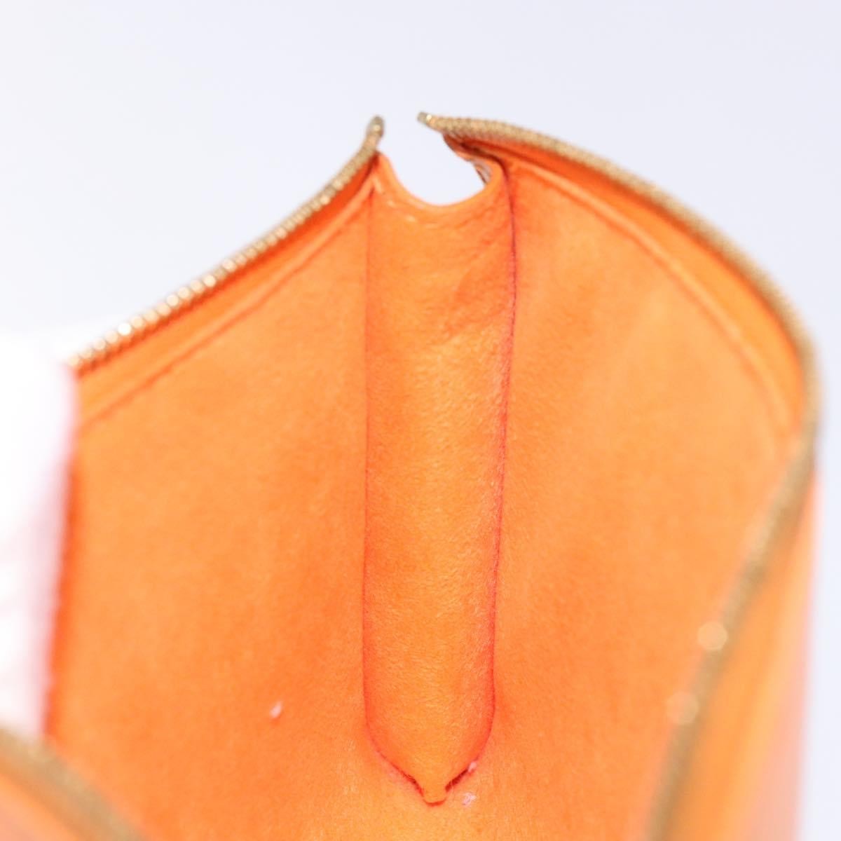 Louis Vuitton Pochette Accessoires Epi Leather Orange Leather Clutche & Pouche Bag
