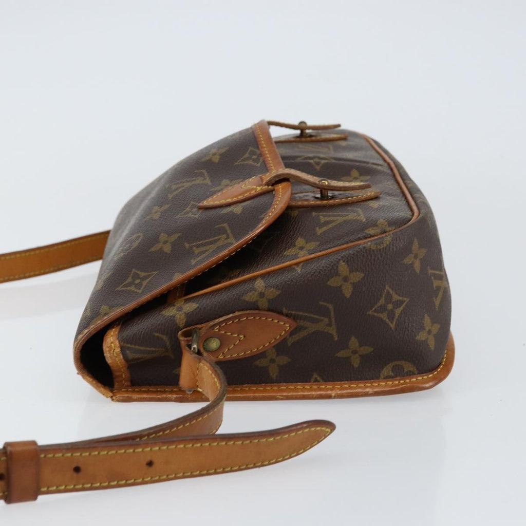 Louis Vuitton Sac Gibeciere Messenger Bag Monogram Canvas Brown Canvas Shoulder Bag