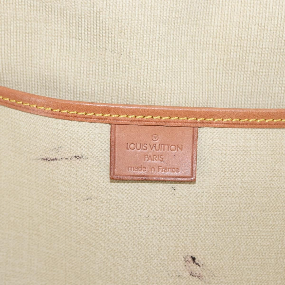 Louis Vuitton Excursion Handbag Monogram Canvas Brown Canvas Handbag