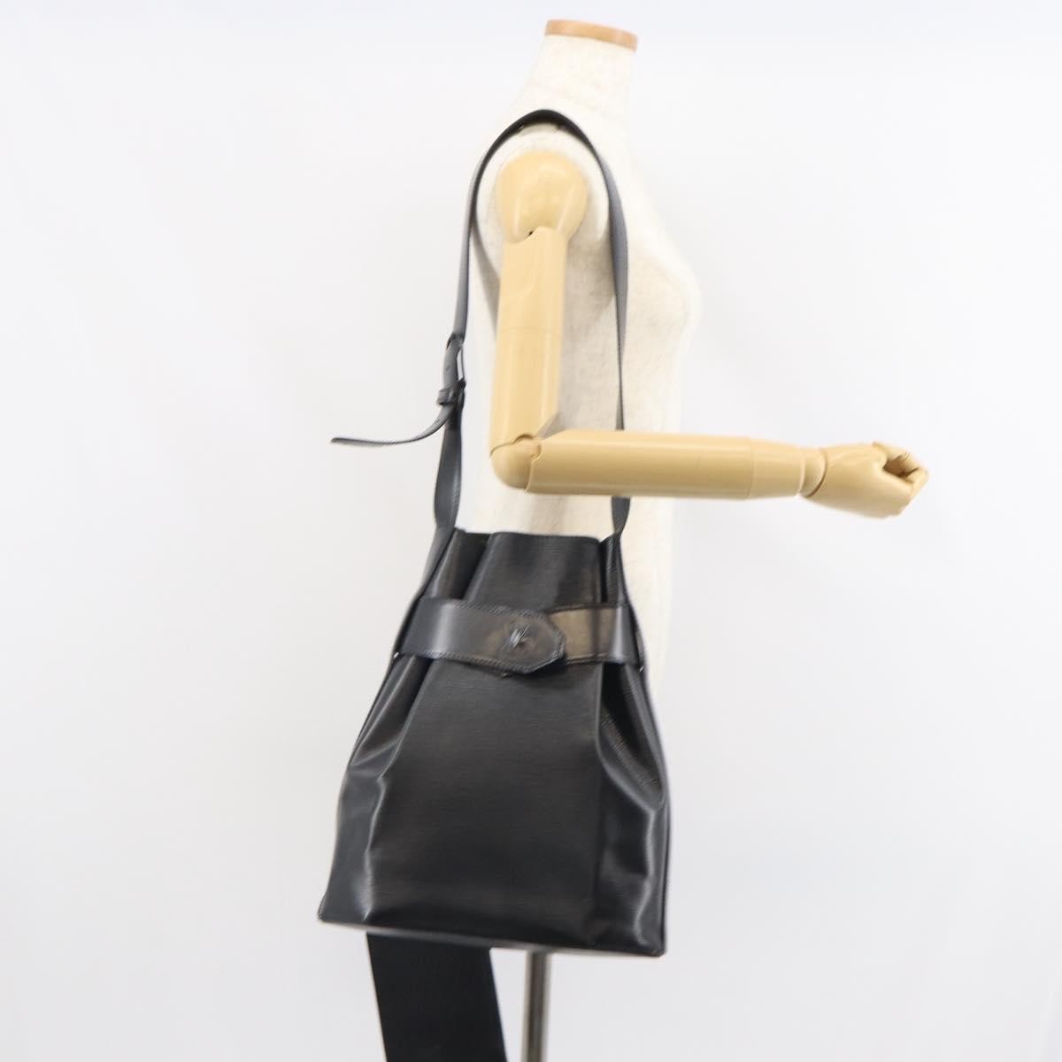 Louis Vuitton Vintage Sac D'epaule Handbag Epi Leather Black Leather Shoulder Bag