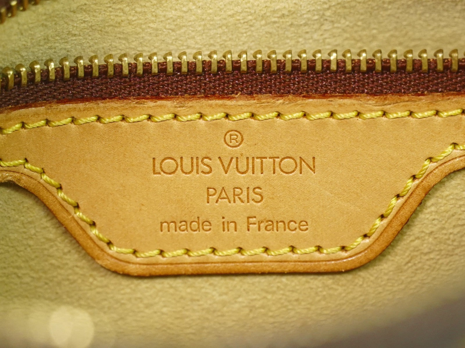 Louis Vuitton Monogram Looping Handbag Monogram Canvas Brown Canvas Shoulder Bag