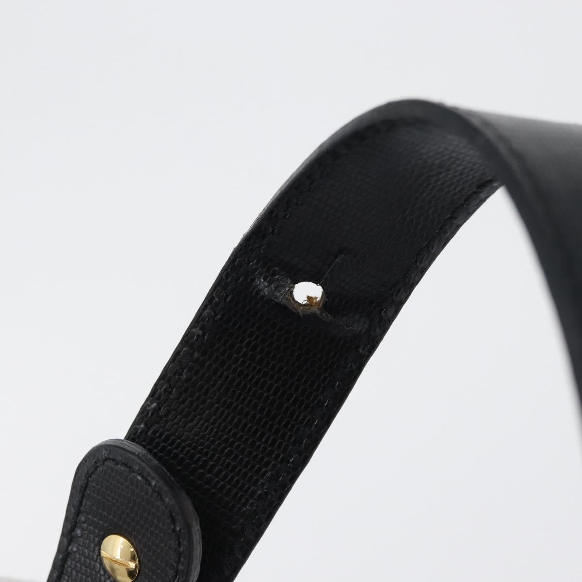 Celine Circle Logo Shoulder Bag Leather Black Leather Shoulder Bag Bag