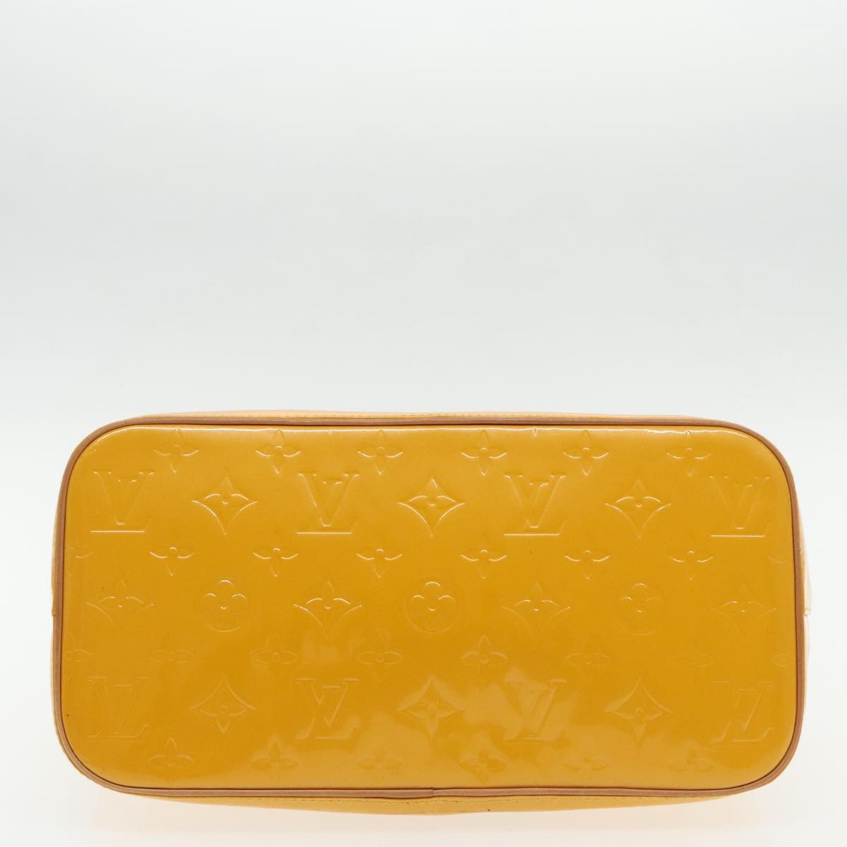 Louis Vuitton Houston Handbag Monogram Vernis Yellow Patent_Leather Bag