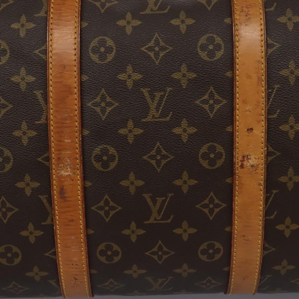Louis Vuitton Keepall Bag Monogram Canvas Brown Canvas Travel Bag