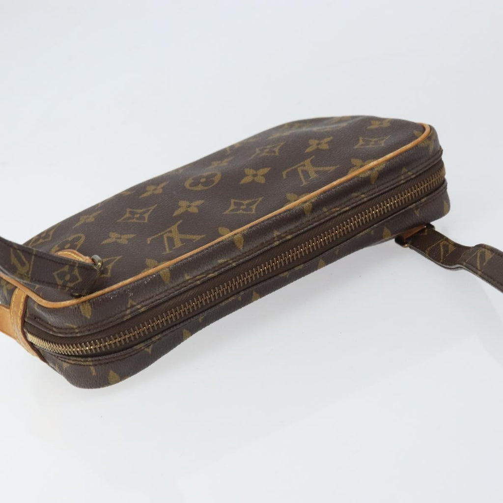 Louis Vuitton Pochette Marly Bandouliere Bag Monogram Canvas Brown Canvas Shoulder Bag