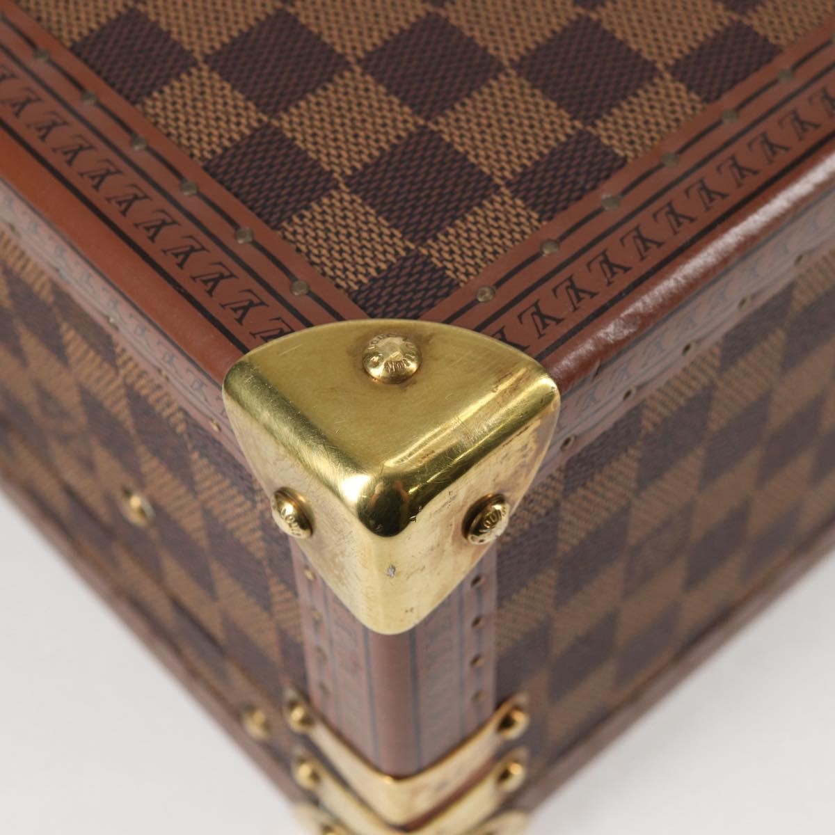 Louis Vuitton Cotteville Trunk Monogram Canvas Brown Canvas Bag