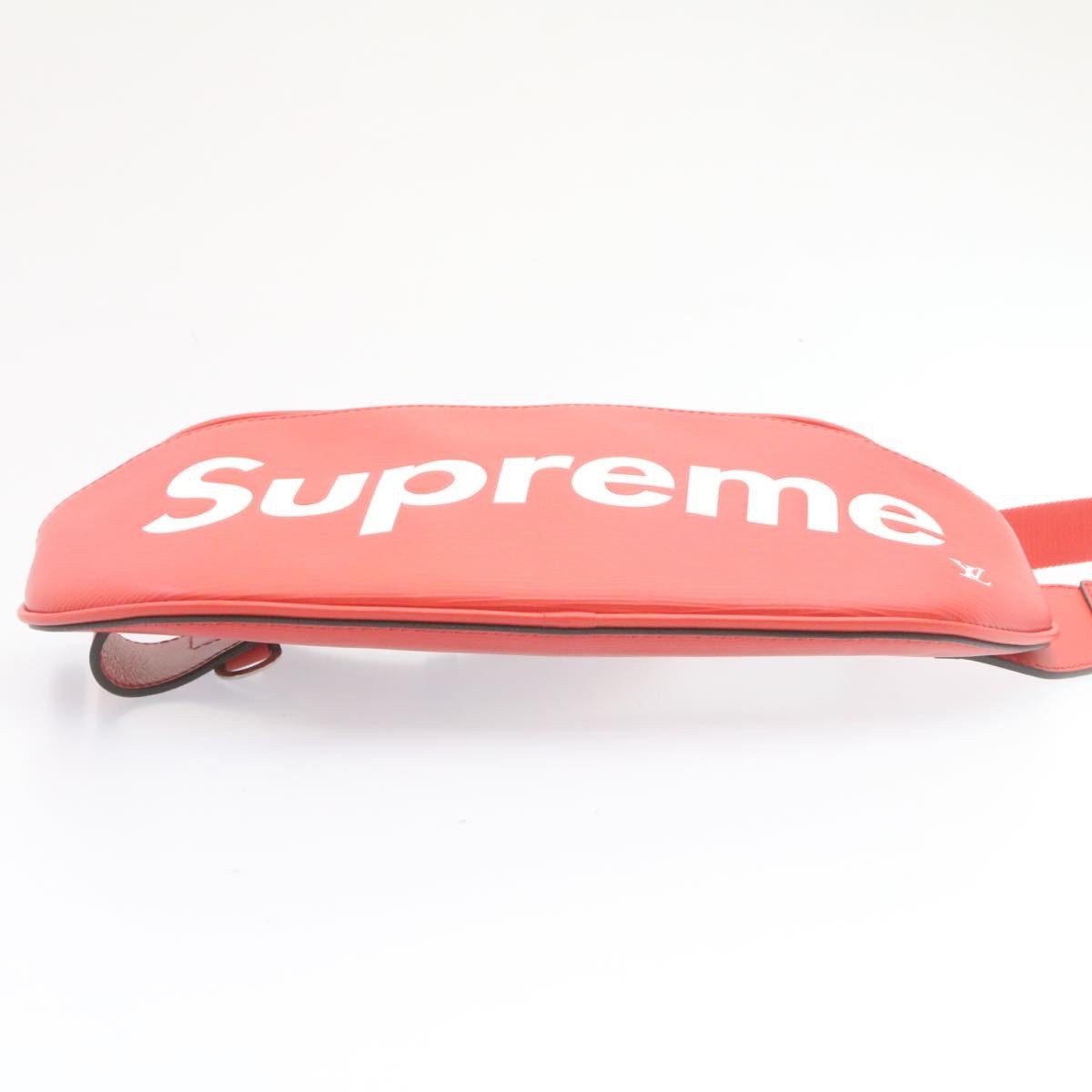 Louis Vuitton Louis Vuitton X Supreme Waist Bag Epi Leather Red Leather Bag