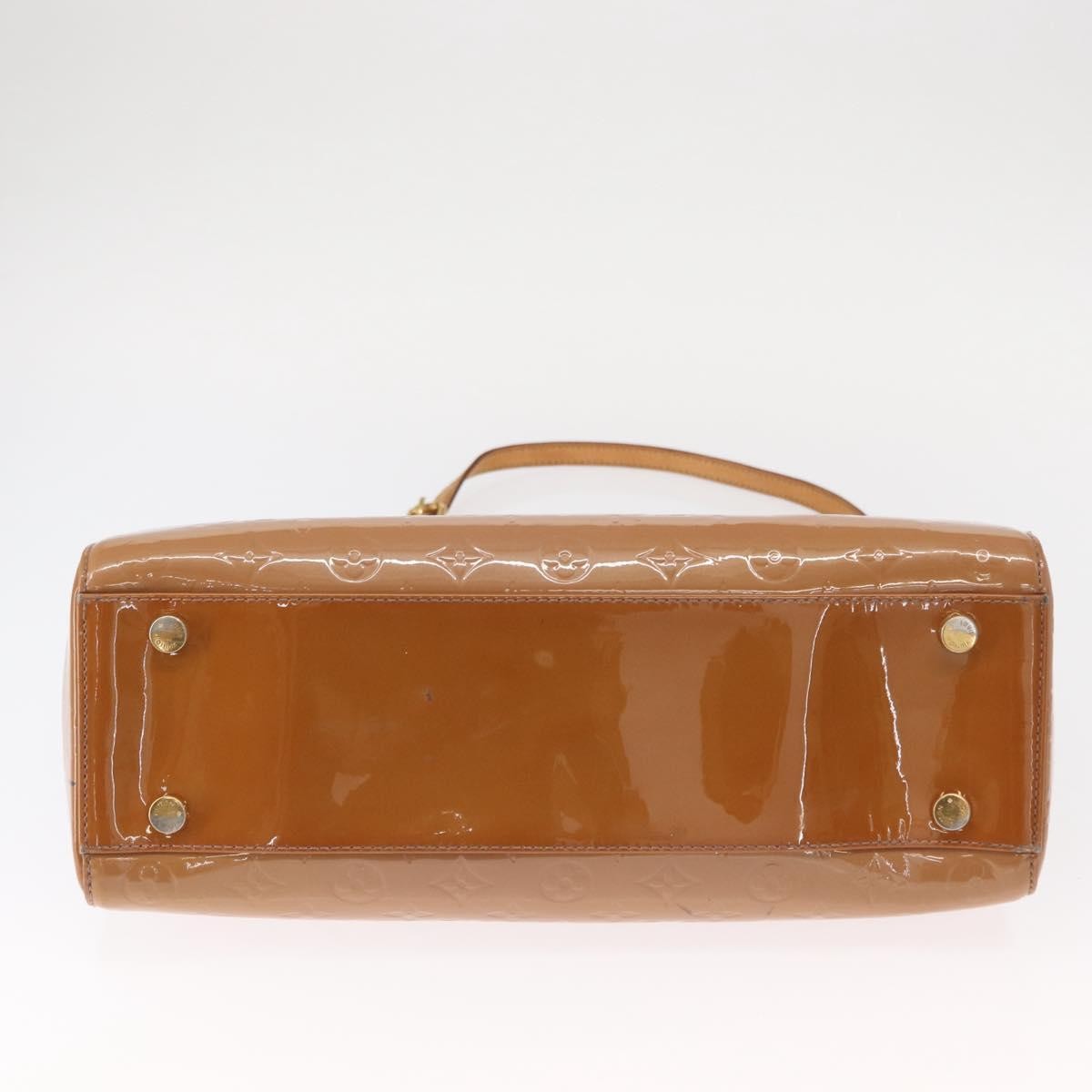 Louis Vuitton Brea Handbag Monogram Vernis Brown Patent_Leather Handbag
