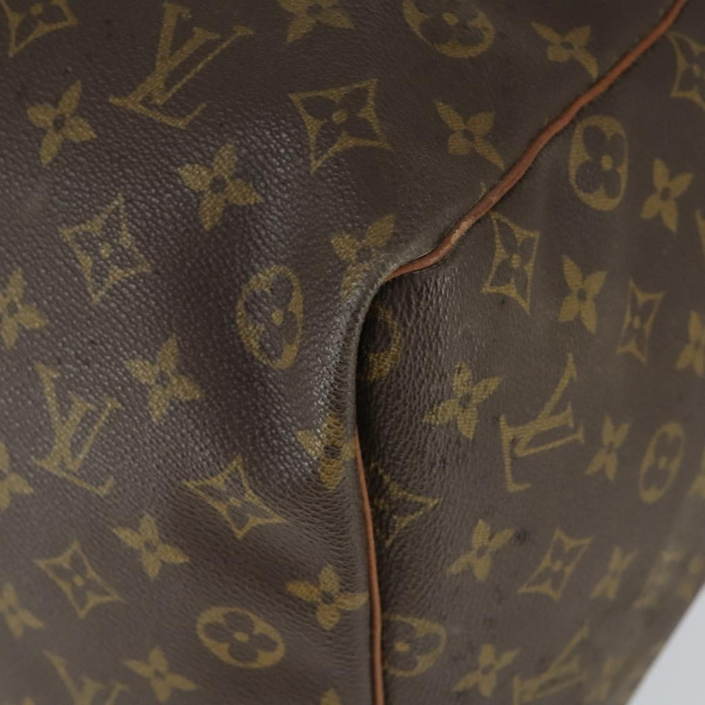 Louis Vuitton Keepall Bag Monogram Canvas Brown Canvas Travel Bag
