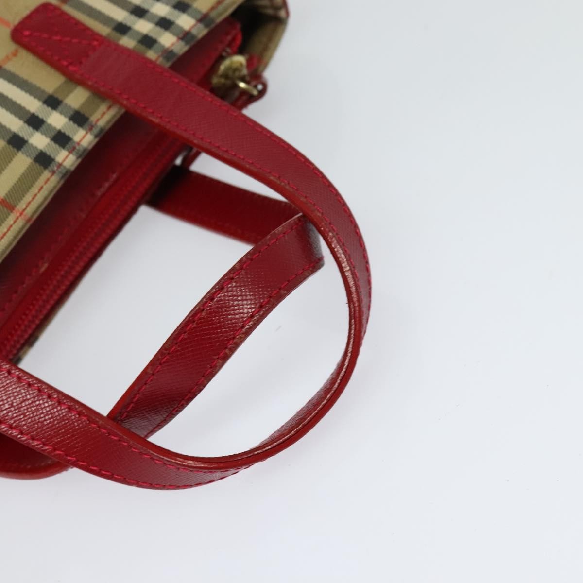 Burberry Nova Check Handbag Nova Check Canvas And Leather Beige Canvas Handbag