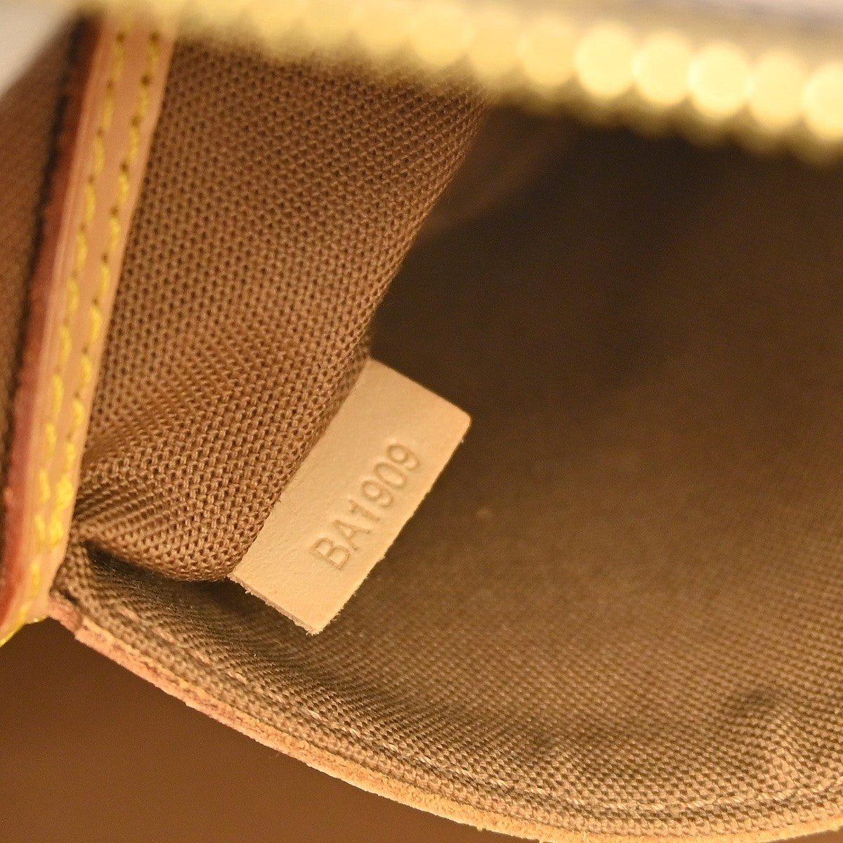 Louis Vuitton Alma Handbag Monogram Canvas Brown Canvas Handbag