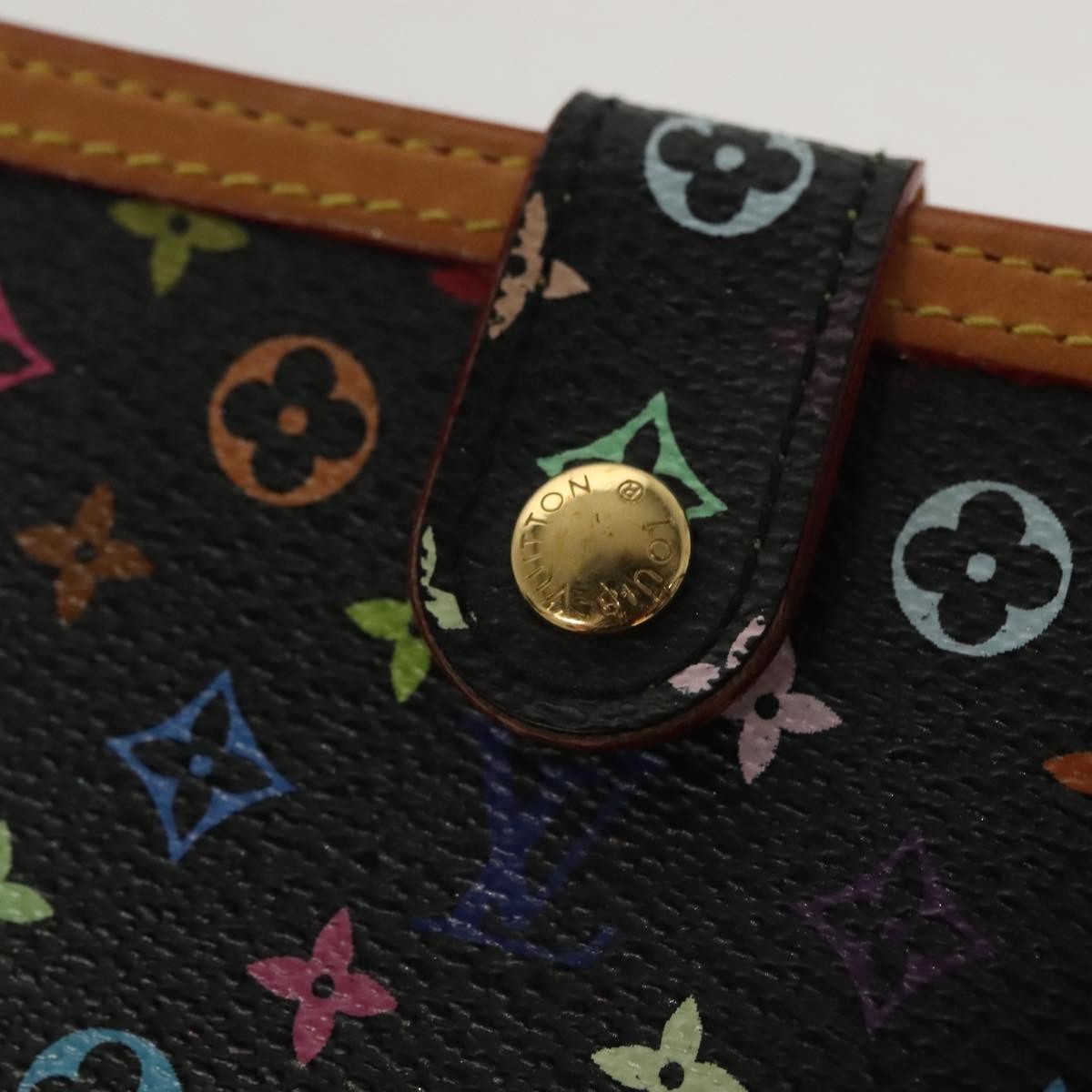 Louis Vuitton Portefeuille Viennois Monogram Canvas Black Canvas Wallets Accessory