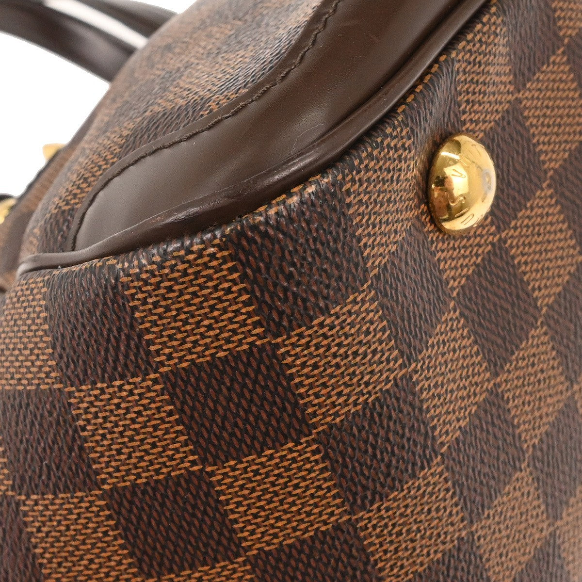 Louis Vuitton Verona Handbag Damier Brown Canvas Handbag