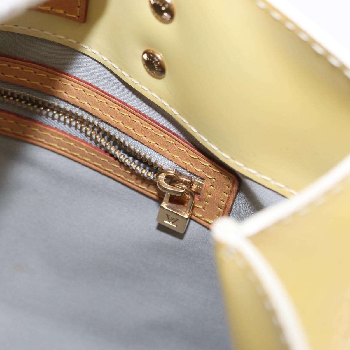 Louis Vuitton Reade Handbag Monogram Vernis Beige Patent_Leather Tote Bag