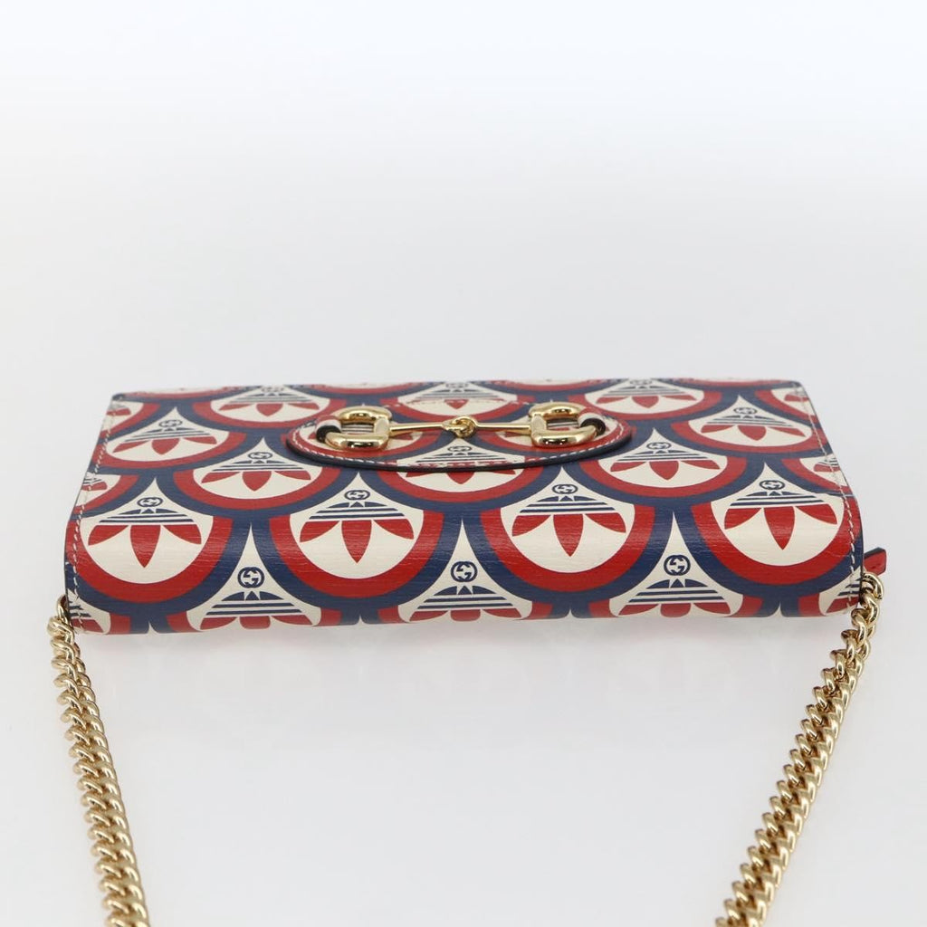 Gucci X Adidas Wallet On Chain Leather Multicolour Leather Shoulder Bag Bag (Pre-Owned)