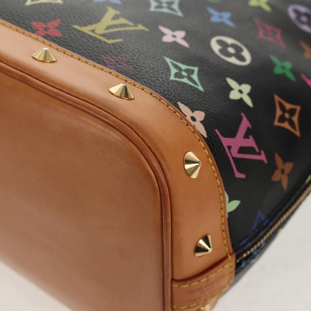 Louis Vuitton Alma Handbag Monogram Multicolor Multicolour Canvas Handbag