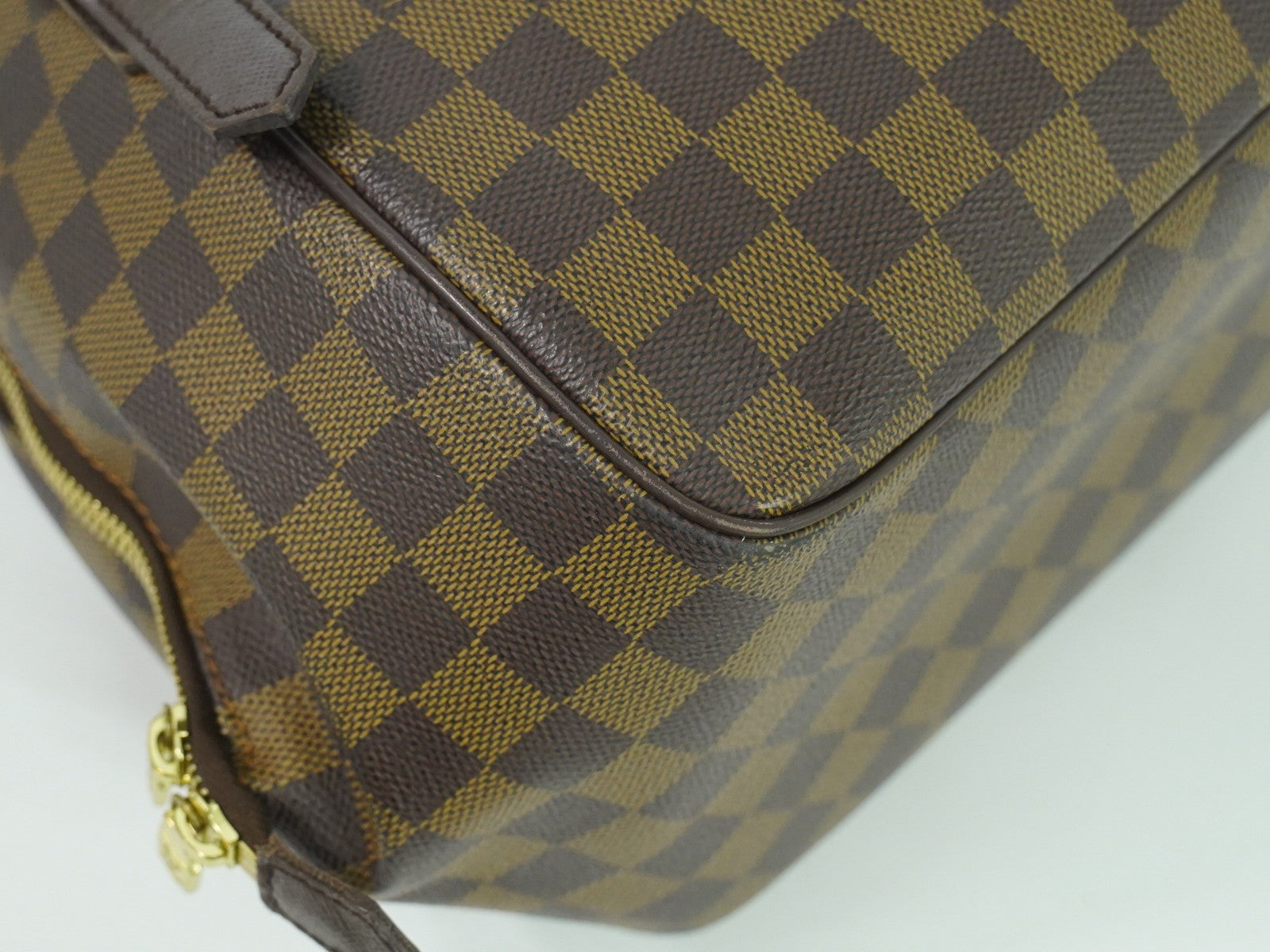 Louis Vuitton Belem Handbag Damier Brown Canvas Shoulder Bag