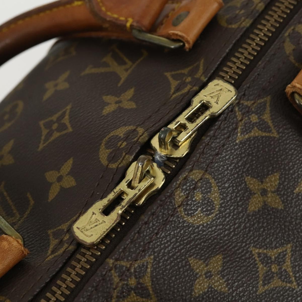 Louis Vuitton Keepall Bag Monogram Canvas Brown Canvas Travel Bag