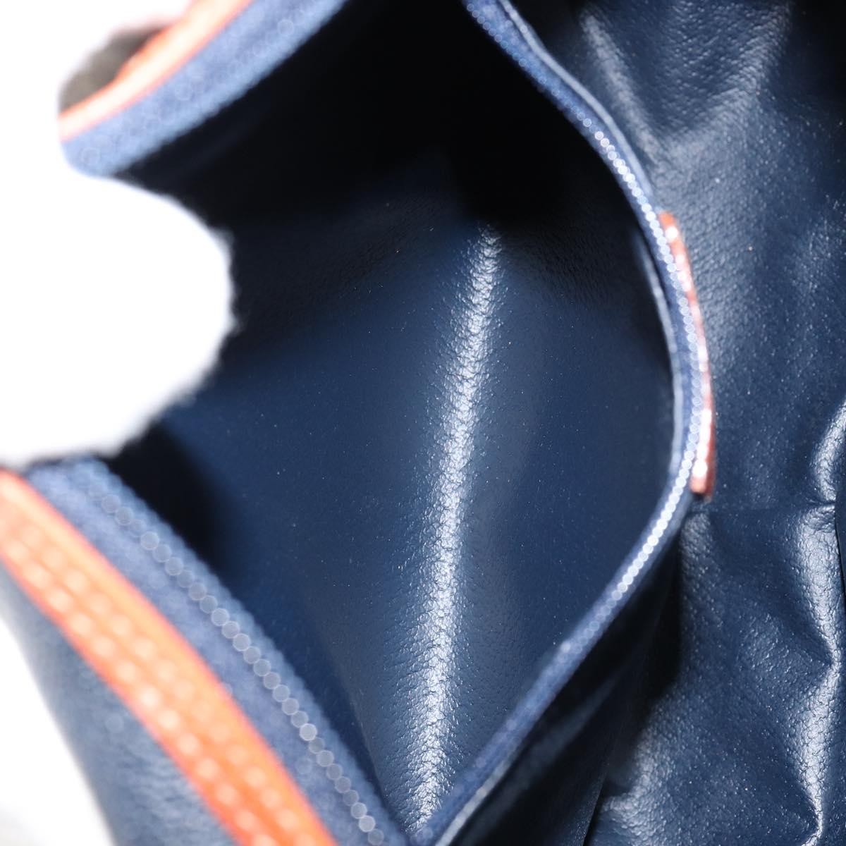 Burberry Vintage Shoulder Bag Leather Navy Leather Shoulder Bag