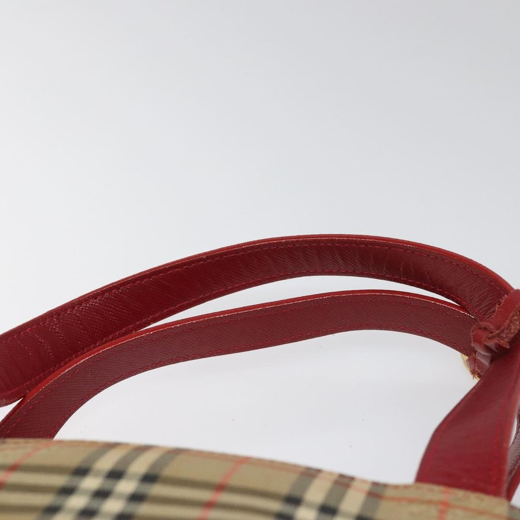 Burberry Nova Check Handbag Nova Check Canvas And Leather Beige Canvas Handbag
