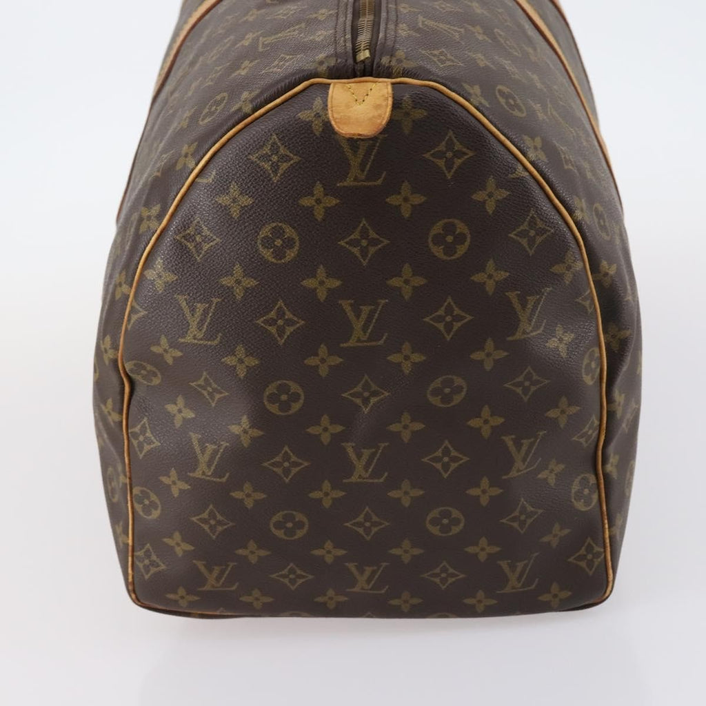 Louis Vuitton Keepall Bag Monogram Canvas Brown Canvas Travel Bag