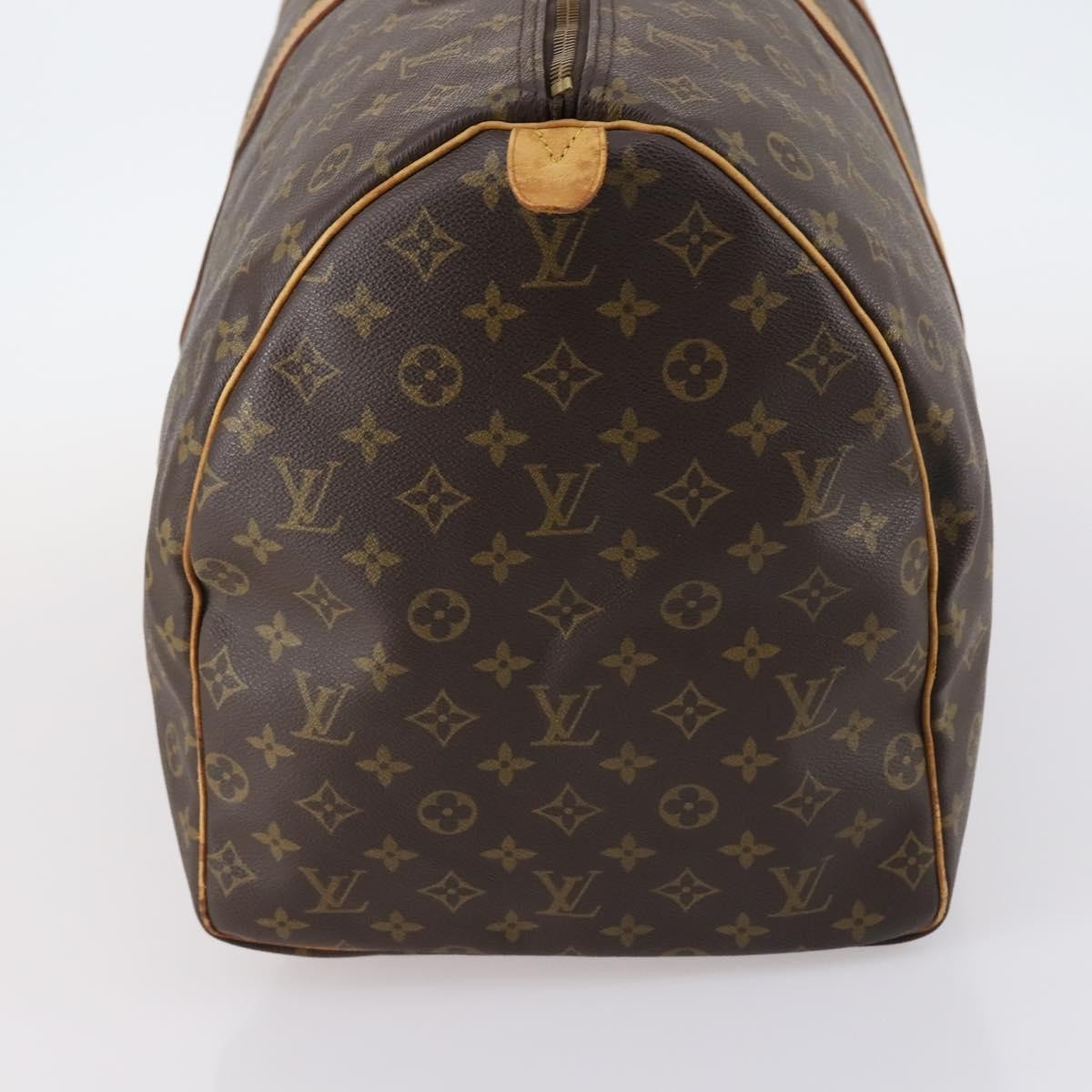 Louis Vuitton Keepall Bag Monogram Canvas Brown Canvas Travel Bag