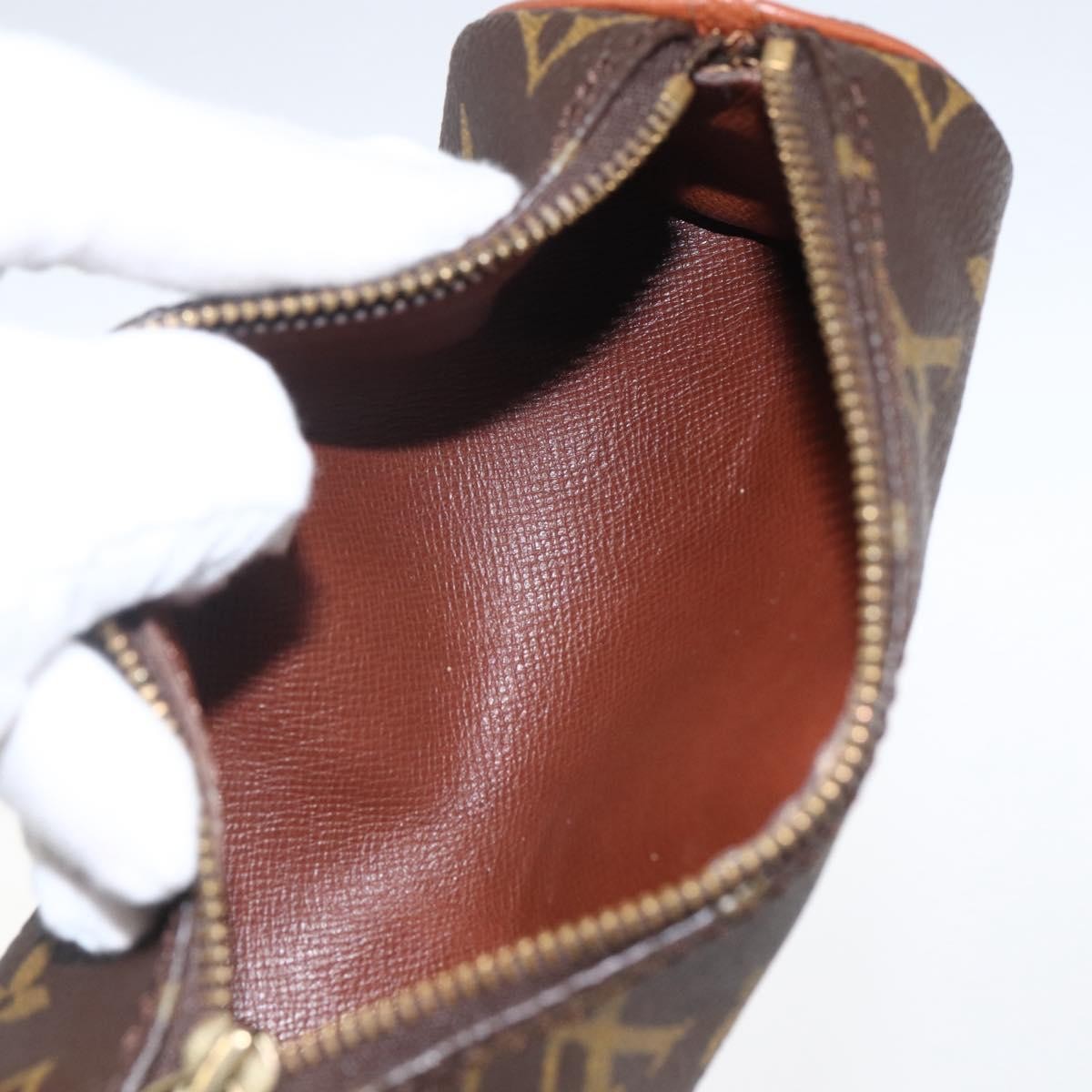 Louis Vuitton Papillon Pochette Monogram Canvas Brown Canvas Clutche & Pouche Bag
