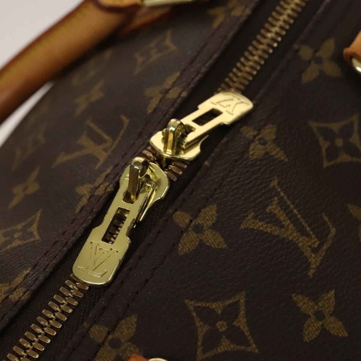 Louis Vuitton Keepall Bag Monogram Canvas Brown Canvas Travel Bag