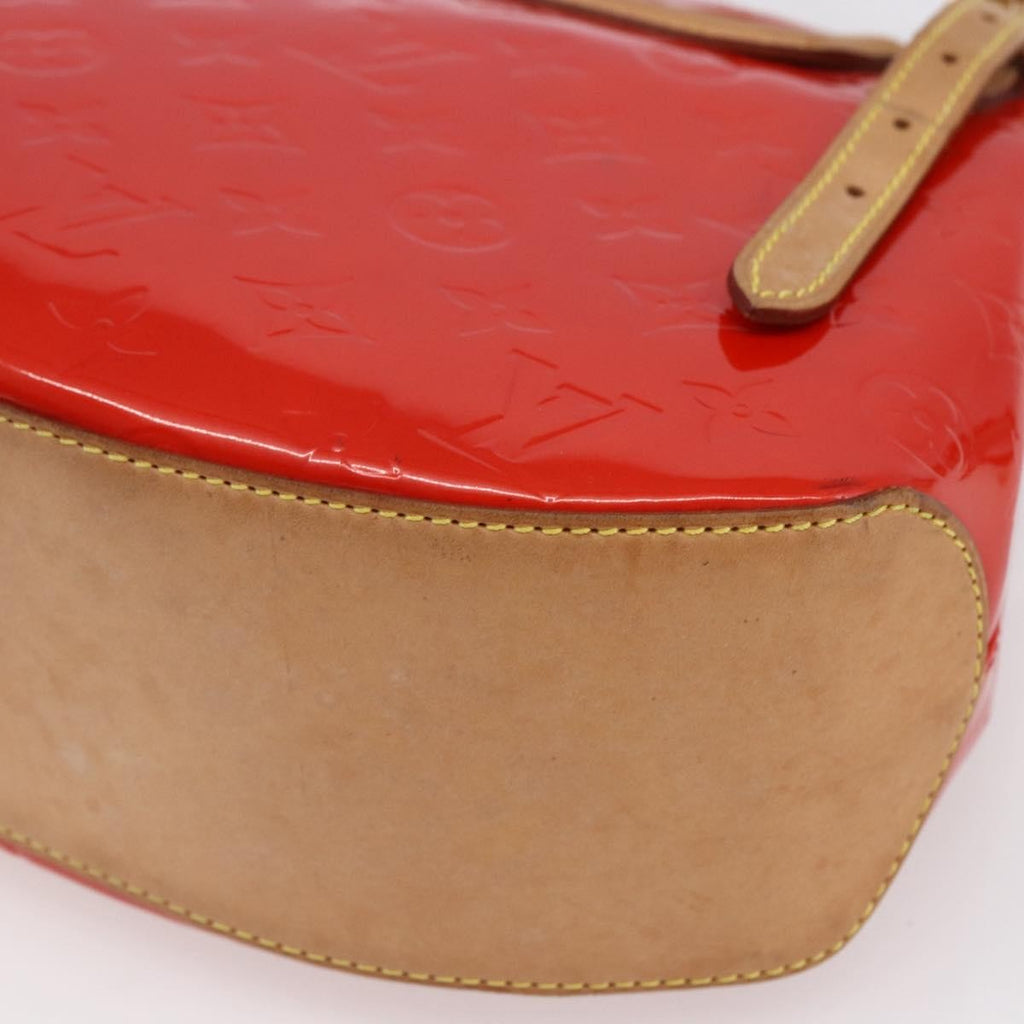 Louis Vuitton Biscayne Bay Handbag Monogram Vernis Red Patent_Leather Bag